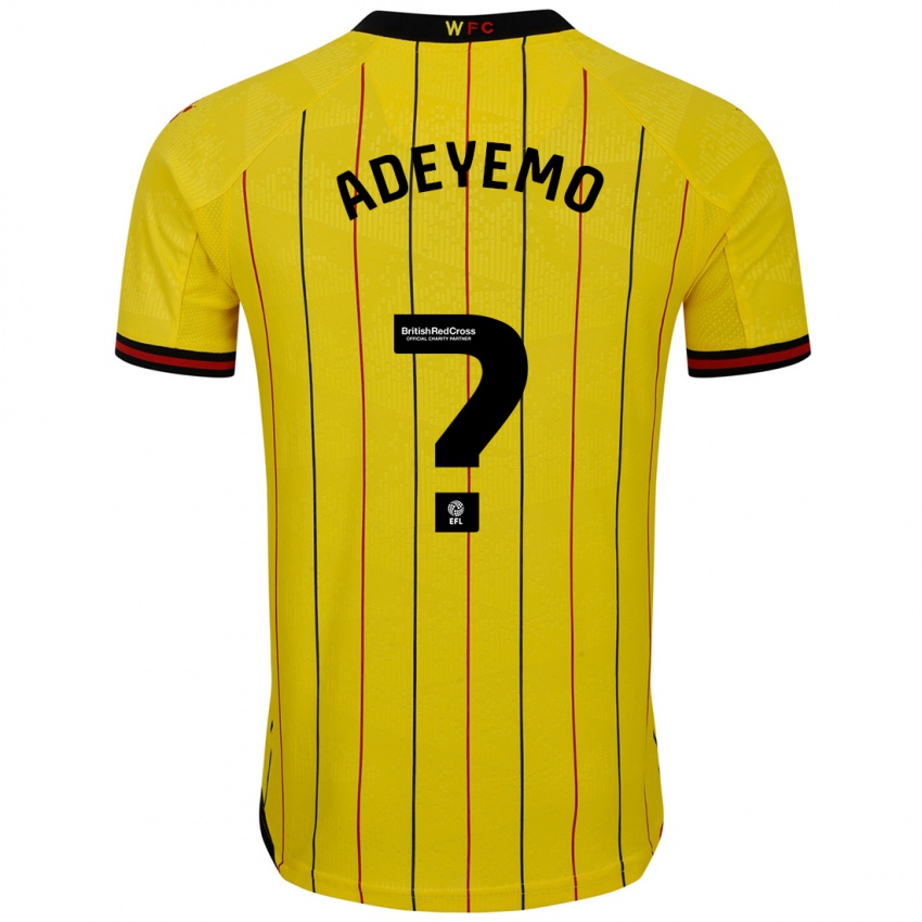 Criança Camisola Tobi Adeyemo #0 Preto Amarelo Principal 2024/25 Camisa Brasil