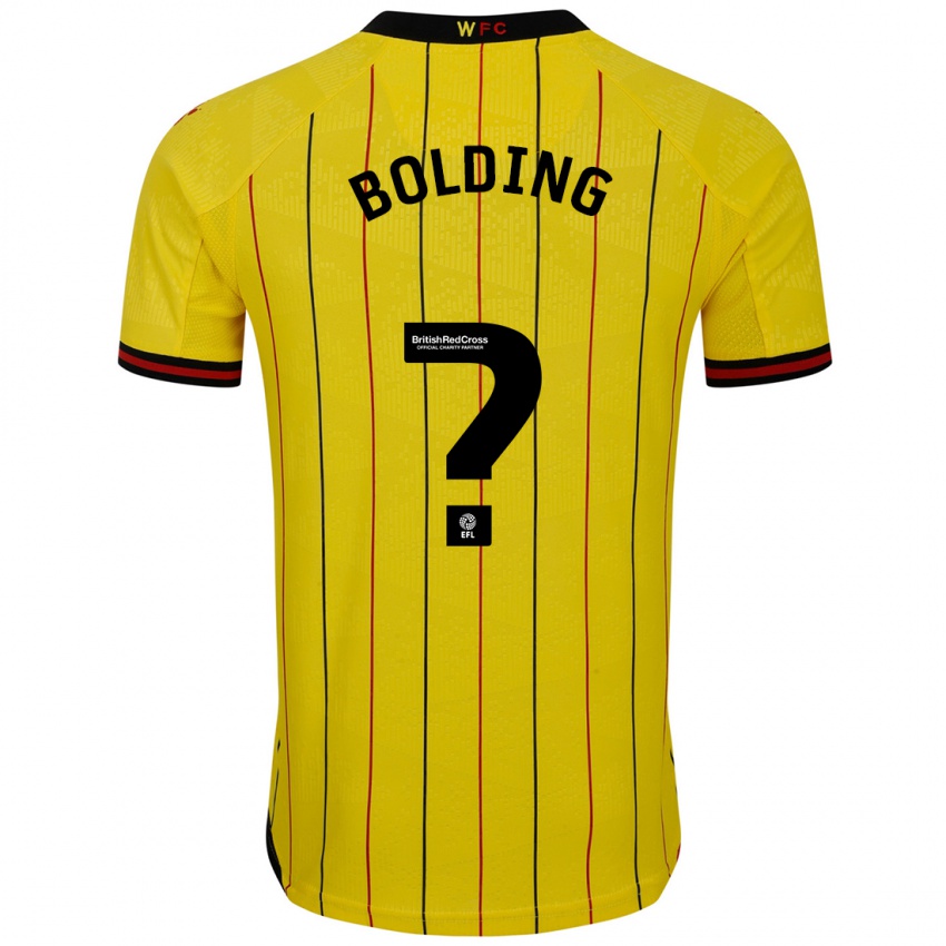 Criança Camisola Charlie Bolding #0 Preto Amarelo Principal 2024/25 Camisa Brasil