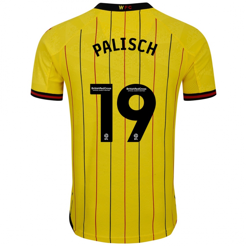 Criança Camisola Alli Palisch #19 Preto Amarelo Principal 2024/25 Camisa Brasil