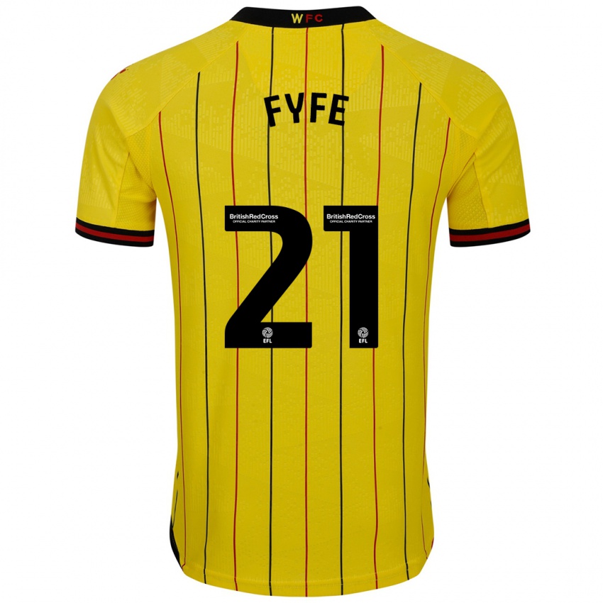 Criança Camisola Flo Fyfe #21 Preto Amarelo Principal 2024/25 Camisa Brasil