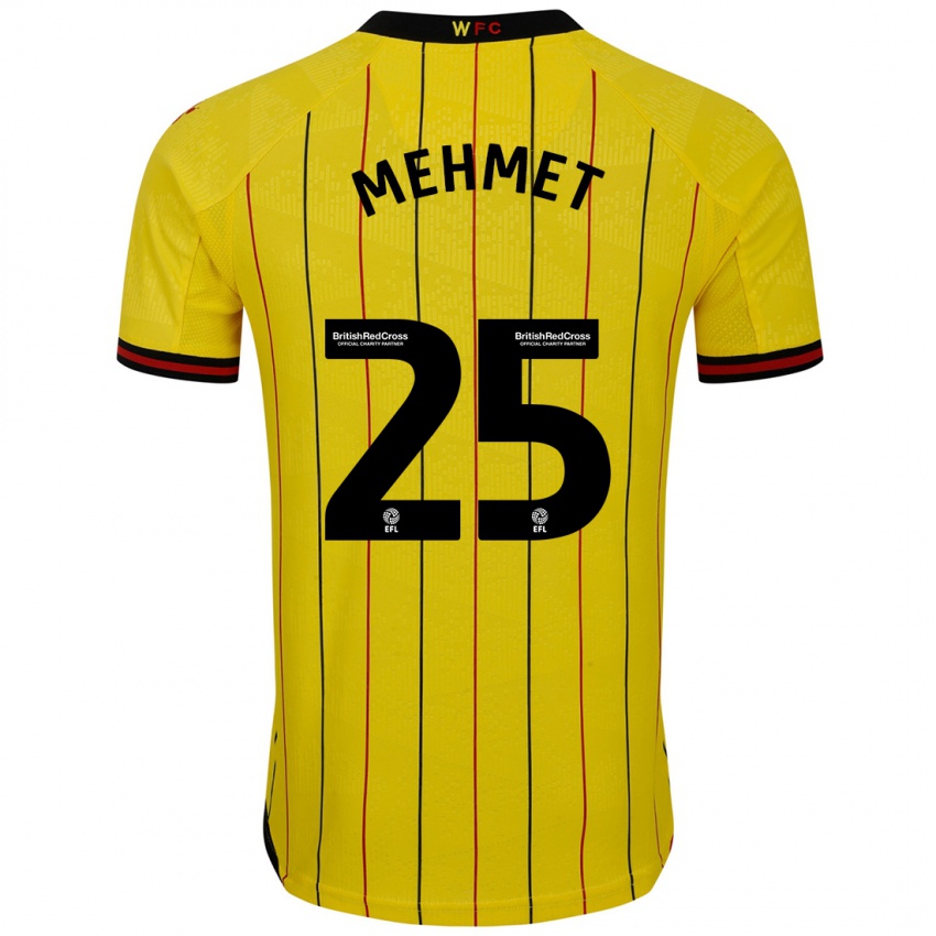 Criança Camisola Melis Mehmet #25 Preto Amarelo Principal 2024/25 Camisa Brasil