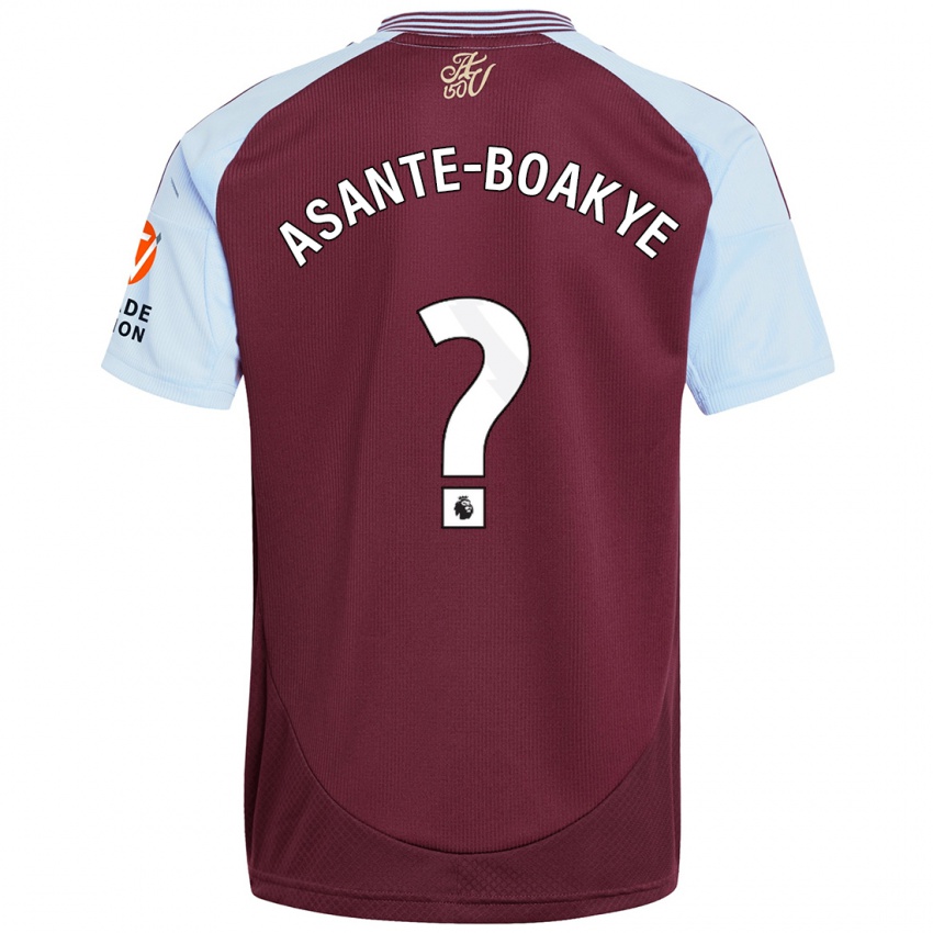 Criança Camisola Max Asante-Boakye #0 Crédito Borboleta Azul Principal 2024/25 Camisa Brasil