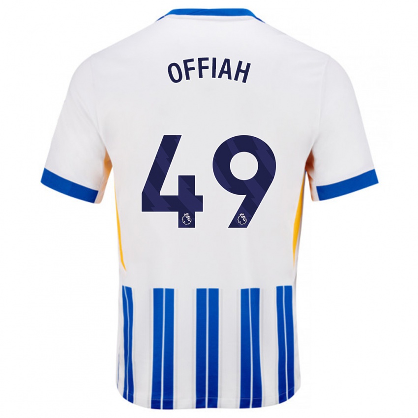 Criança Camisola Odel Offiah #49 Branco Azul Principal 2024/25 Camisa Brasil