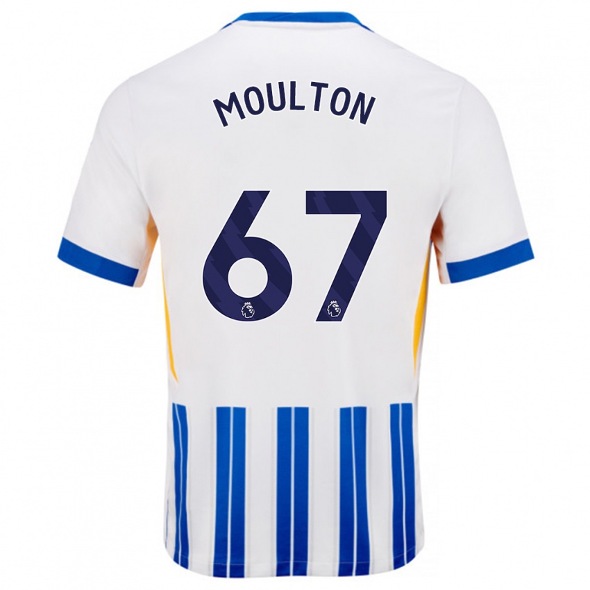 Criança Camisola Remeiro Moulton #67 Branco Azul Principal 2024/25 Camisa Brasil