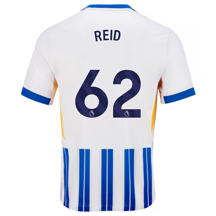 Criança Camisola Tommy Reid #62 Branco Azul Principal 2024/25 Camisa Brasil