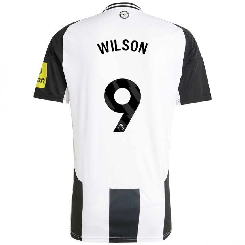 Criança Camisola Callum Wilson #9 Preto Branco Principal 2024/25 Camisa Brasil