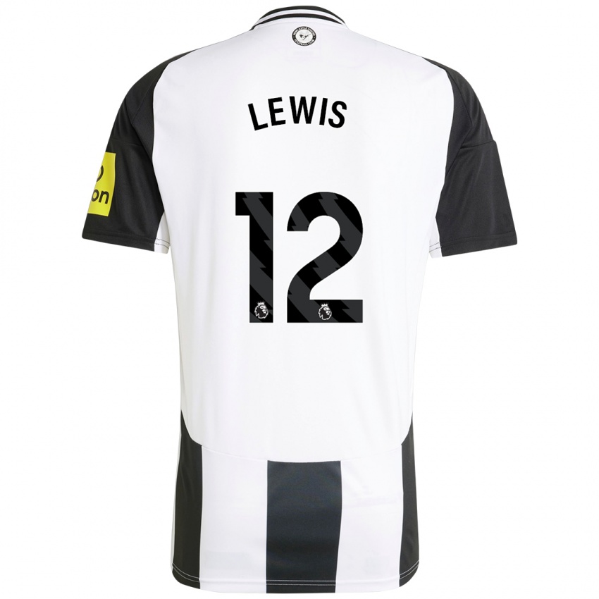 Criança Camisola Jamal Lewis #12 Preto Branco Principal 2024/25 Camisa Brasil