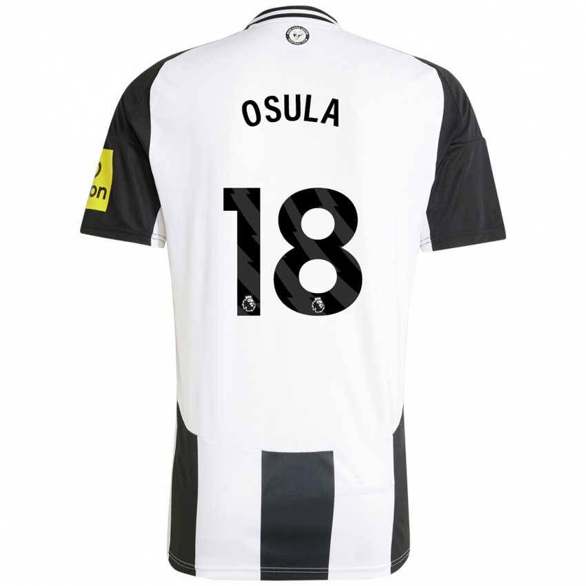 Criança Camisola William Osula #18 Preto Branco Principal 2024/25 Camisa Brasil