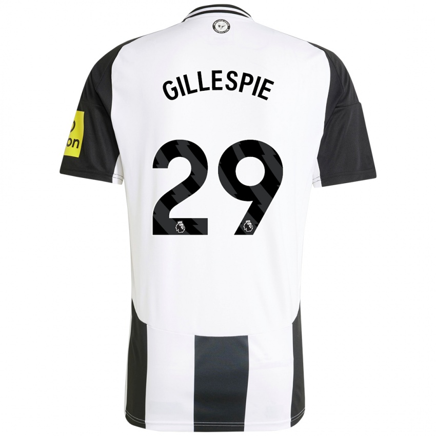 Criança Camisola Mark Gillespie #29 Preto Branco Principal 2024/25 Camisa Brasil