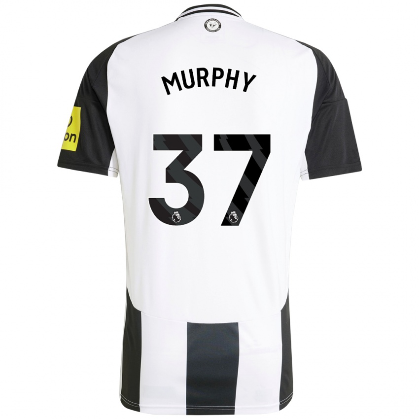 Criança Camisola Alex Murphy #37 Preto Branco Principal 2024/25 Camisa Brasil