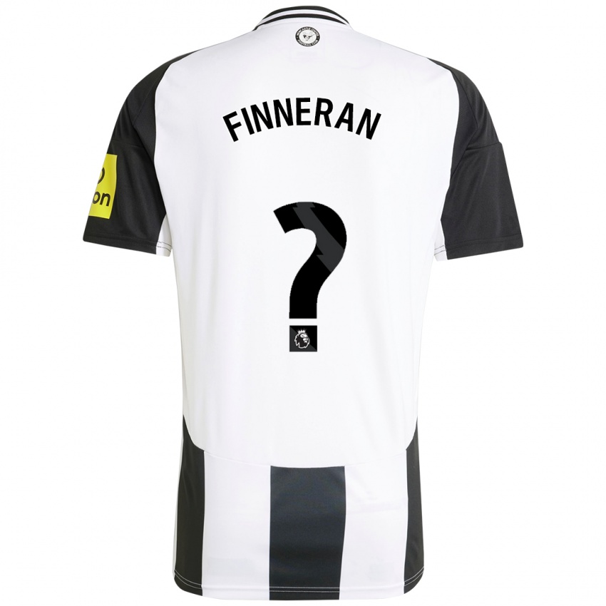 Criança Camisola Rory Finneran #0 Preto Branco Principal 2024/25 Camisa Brasil