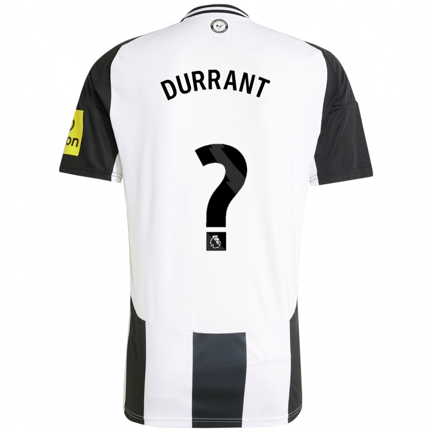 Criança Camisola Jake Durrant #0 Preto Branco Principal 2024/25 Camisa Brasil