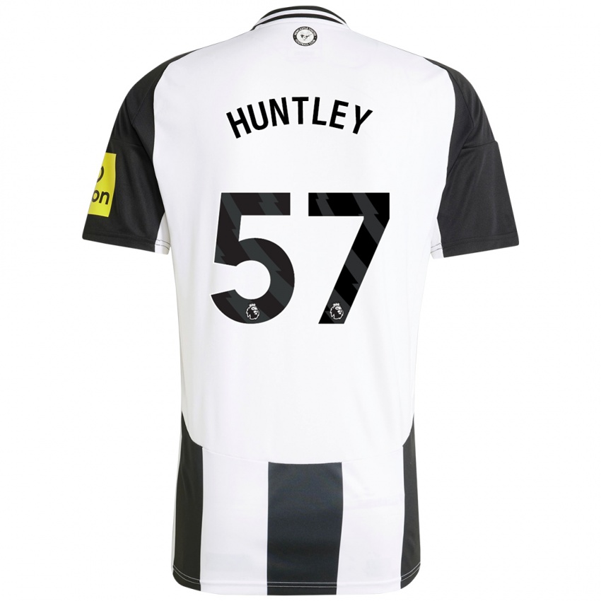 Criança Camisola James Huntley #57 Preto Branco Principal 2024/25 Camisa Brasil