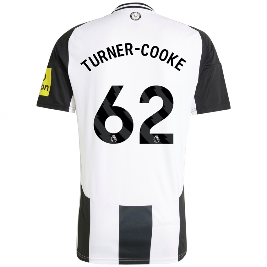 Criança Camisola Jay Turner-Cooke #62 Preto Branco Principal 2024/25 Camisa Brasil