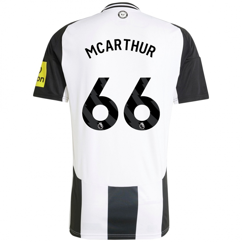 Criança Camisola Charlie Mcarthur #66 Preto Branco Principal 2024/25 Camisa Brasil