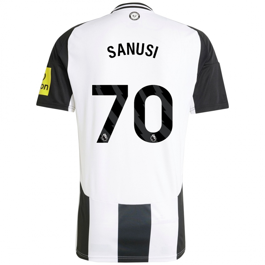 Criança Camisola Trevan Sanusi #70 Preto Branco Principal 2024/25 Camisa Brasil