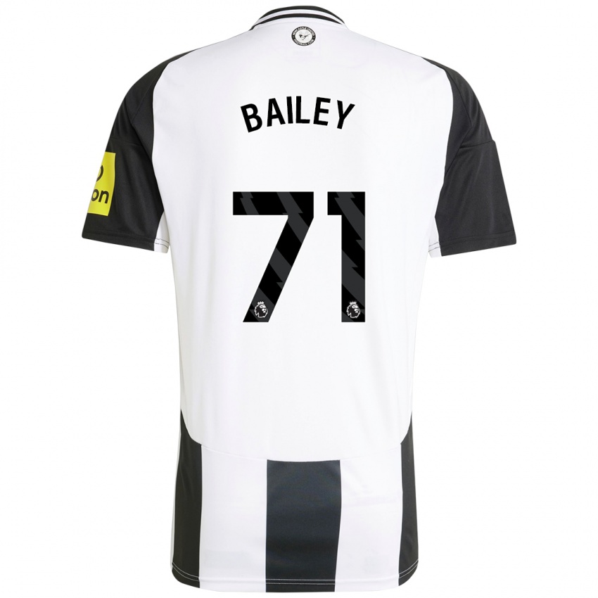 Criança Camisola Scott Bailey #71 Preto Branco Principal 2024/25 Camisa Brasil