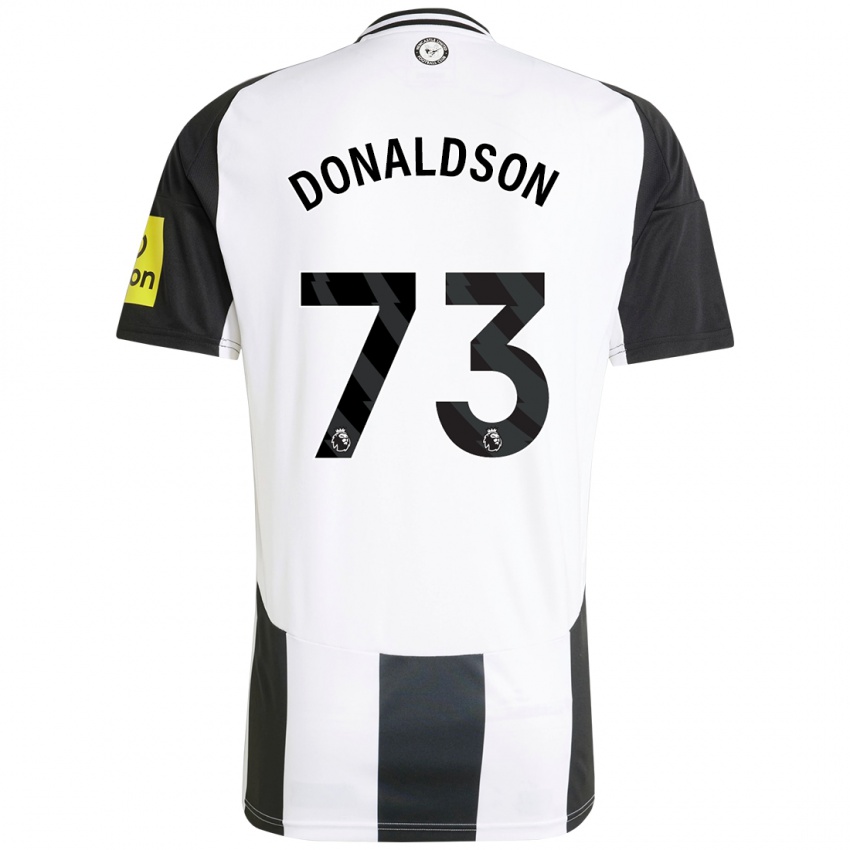 Criança Camisola Josh Donaldson #73 Preto Branco Principal 2024/25 Camisa Brasil