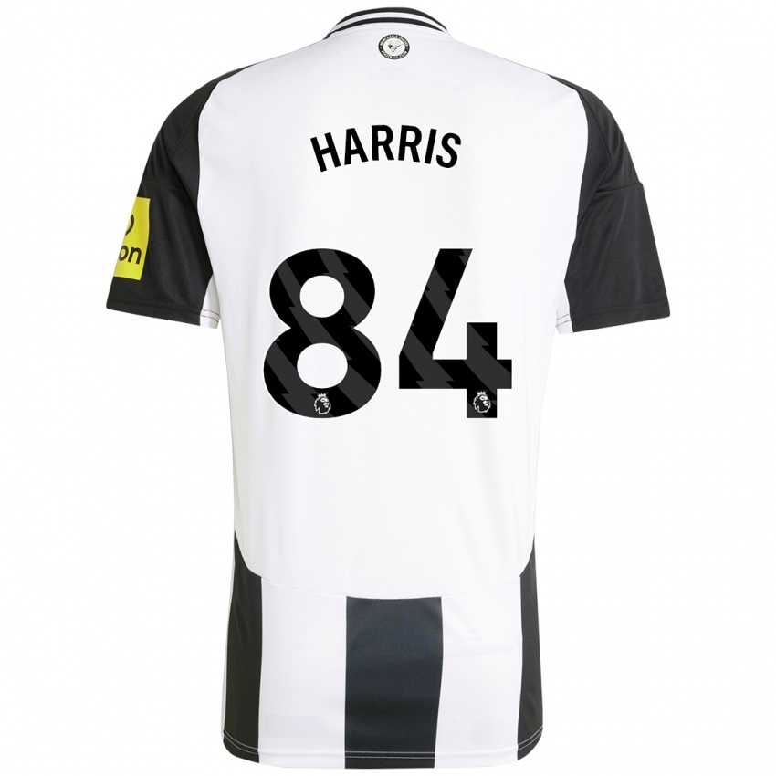 Criança Camisola Aidan Harris #84 Preto Branco Principal 2024/25 Camisa Brasil