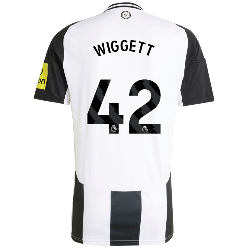 Criança Camisola Charlie Wiggett #42 Preto Branco Principal 2024/25 Camisa Brasil