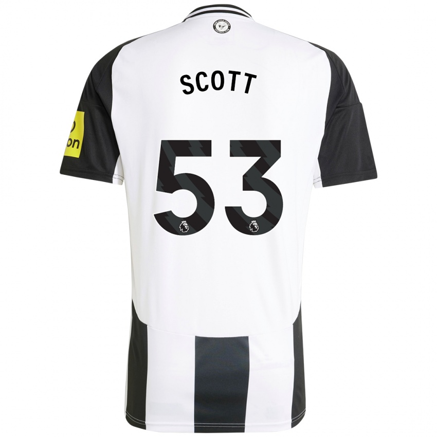 Criança Camisola Joshua Scott #53 Preto Branco Principal 2024/25 Camisa Brasil