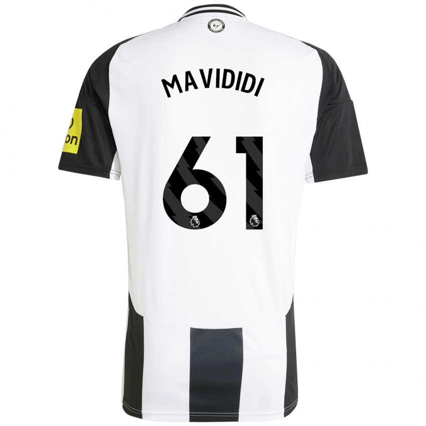 Criança Camisola Shaun Mavididi #61 Preto Branco Principal 2024/25 Camisa Brasil