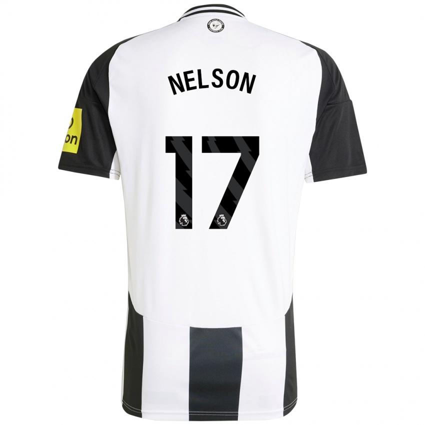 Criança Camisola Erin Nelson #17 Preto Branco Principal 2024/25 Camisa Brasil