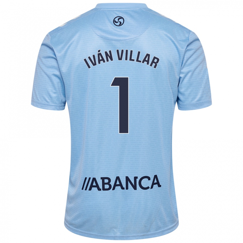 Criança Camisola Iván Villar #1 Celeiro Azul Principal 2024/25 Camisa Brasil