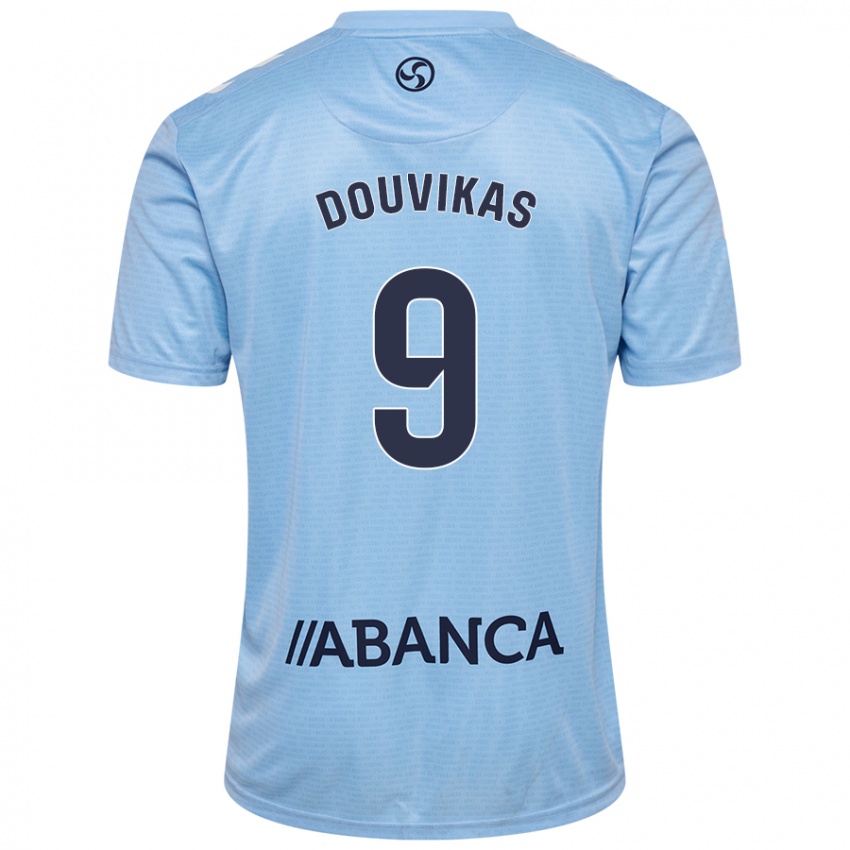 Criança Camisola Anastasios Douvikas #9 Celeiro Azul Principal 2024/25 Camisa Brasil