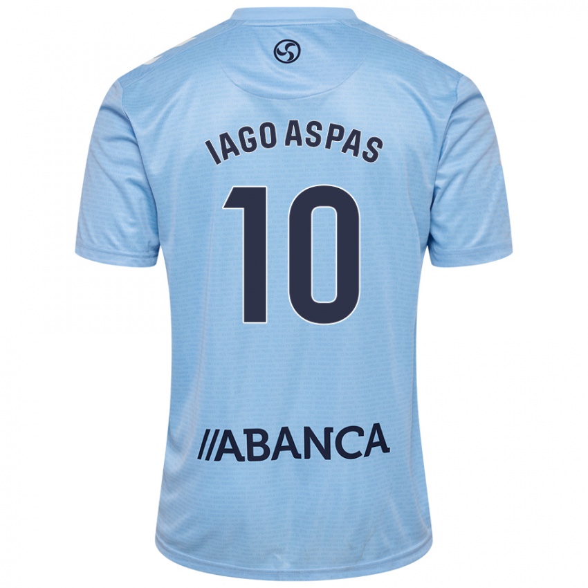 Criança Camisola Iago Aspas #10 Celeiro Azul Principal 2024/25 Camisa Brasil