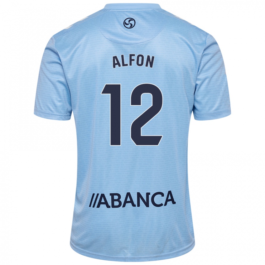 Criança Camisola Alfon González #12 Celeiro Azul Principal 2024/25 Camisa Brasil