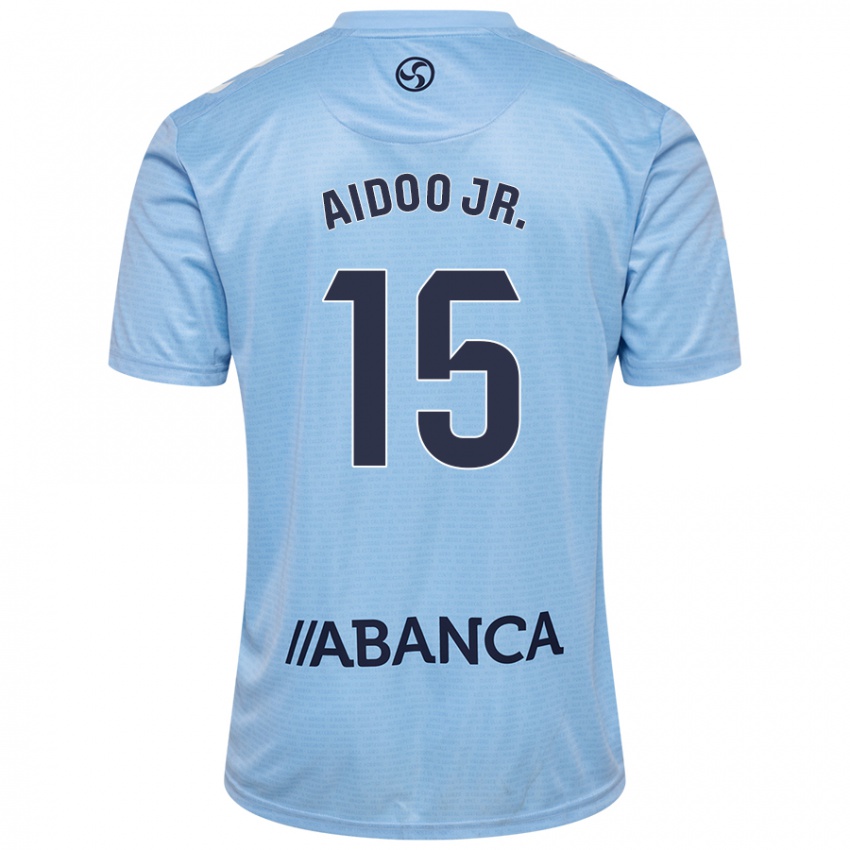 Criança Camisola Joseph Aidoo #15 Celeiro Azul Principal 2024/25 Camisa Brasil