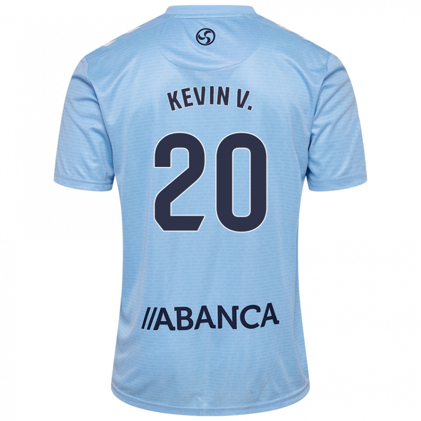 Criança Camisola Kevin Vázquez #20 Celeiro Azul Principal 2024/25 Camisa Brasil