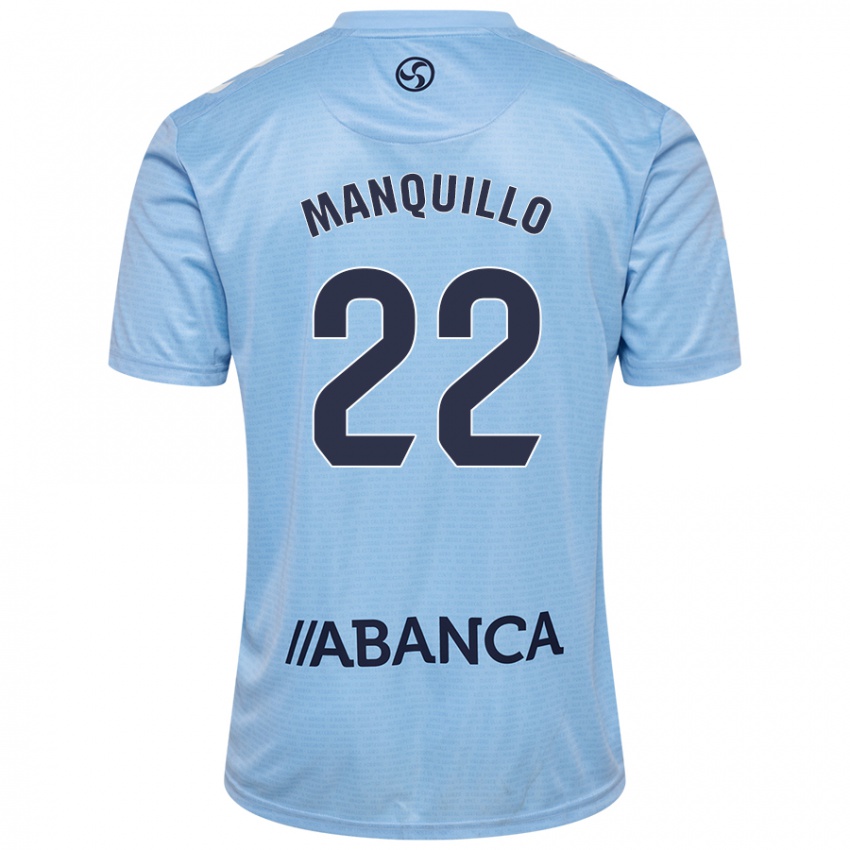 Criança Camisola Javier Manquillo #22 Celeiro Azul Principal 2024/25 Camisa Brasil