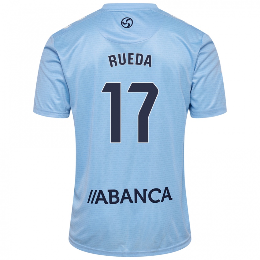 Criança Camisola Javi Rueda #17 Celeiro Azul Principal 2024/25 Camisa Brasil