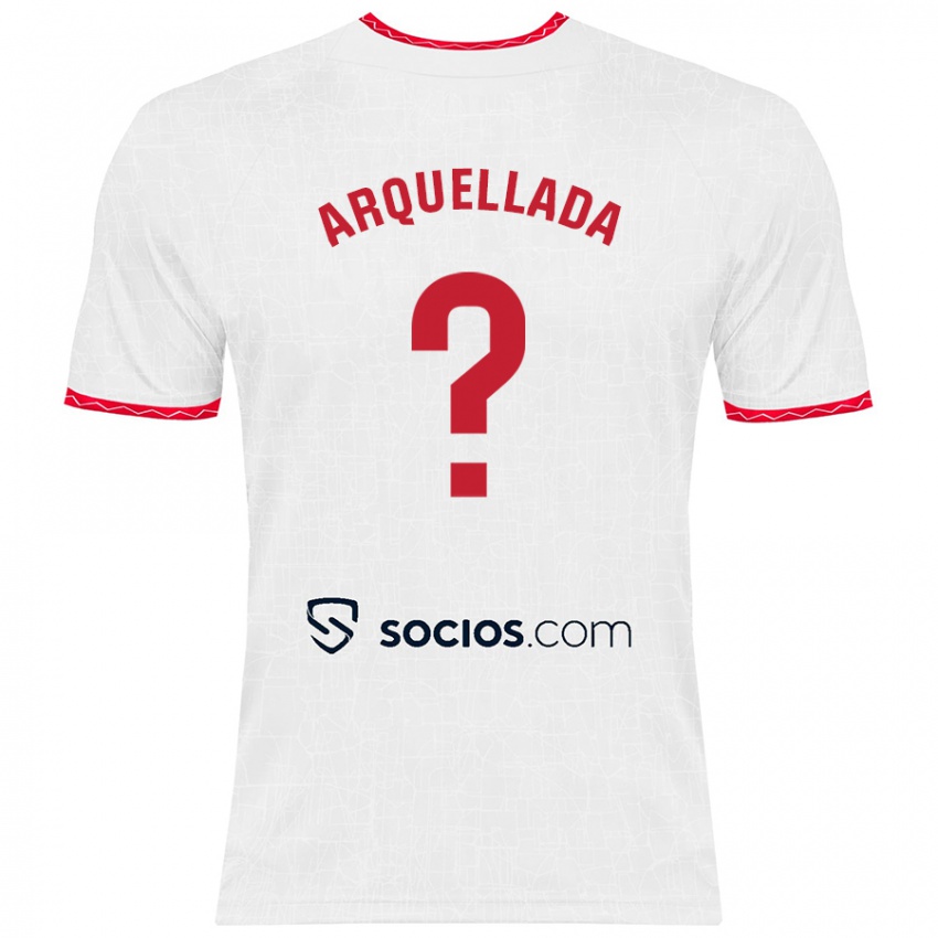 Criança Camisola Álvaro Arquellada #0 Vermelho Branco Principal 2024/25 Camisa Brasil