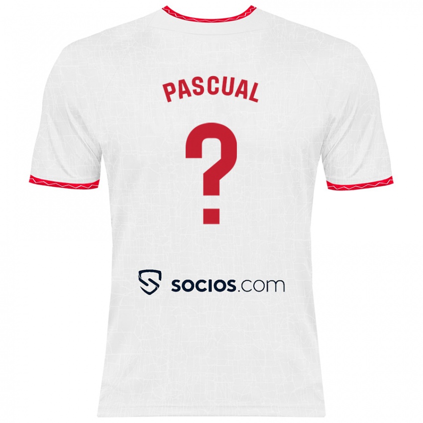 Criança Camisola Álvaro Pascual #0 Vermelho Branco Principal 2024/25 Camisa Brasil