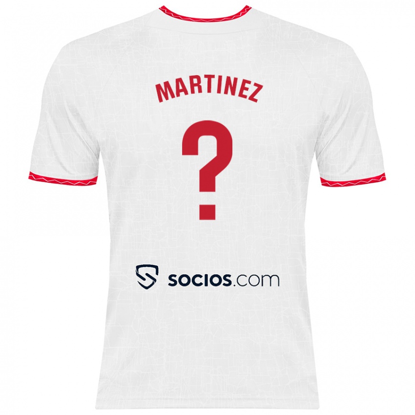 Criança Camisola Mario Martínez #0 Vermelho Branco Principal 2024/25 Camisa Brasil