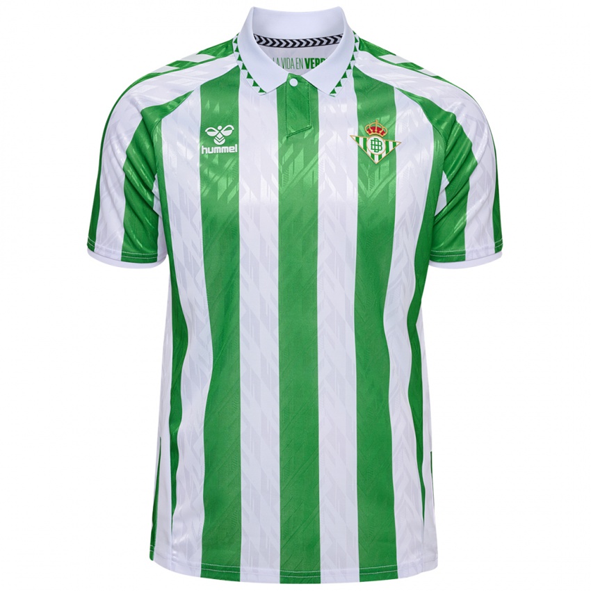 Criança Camisola Paco Esteban #0 Riscas Brancas Verdes Principal 2024/25 Camisa Brasil