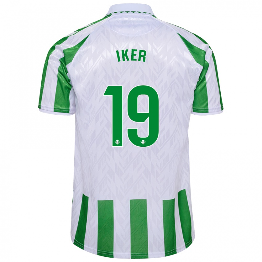 Criança Camisola Iker Losada #19 Riscas Brancas Verdes Principal 2024/25 Camisa Brasil