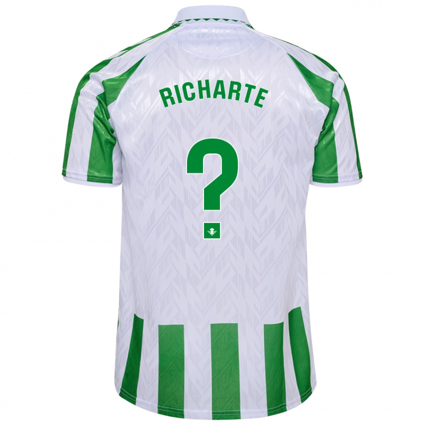 Criança Camisola Rubén Richarte #0 Riscas Brancas Verdes Principal 2024/25 Camisa Brasil