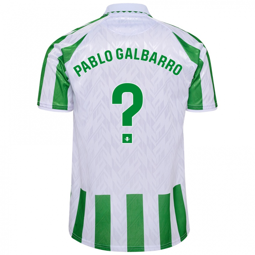 Criança Camisola Juan Pablo Galbarro #0 Riscas Brancas Verdes Principal 2024/25 Camisa Brasil