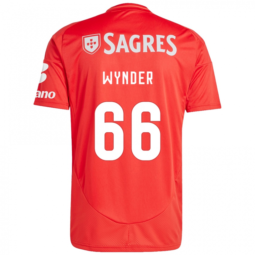 Criança Camisola Joshua Wynder #66 Vermelho Branco Principal 2024/25 Camisa Brasil