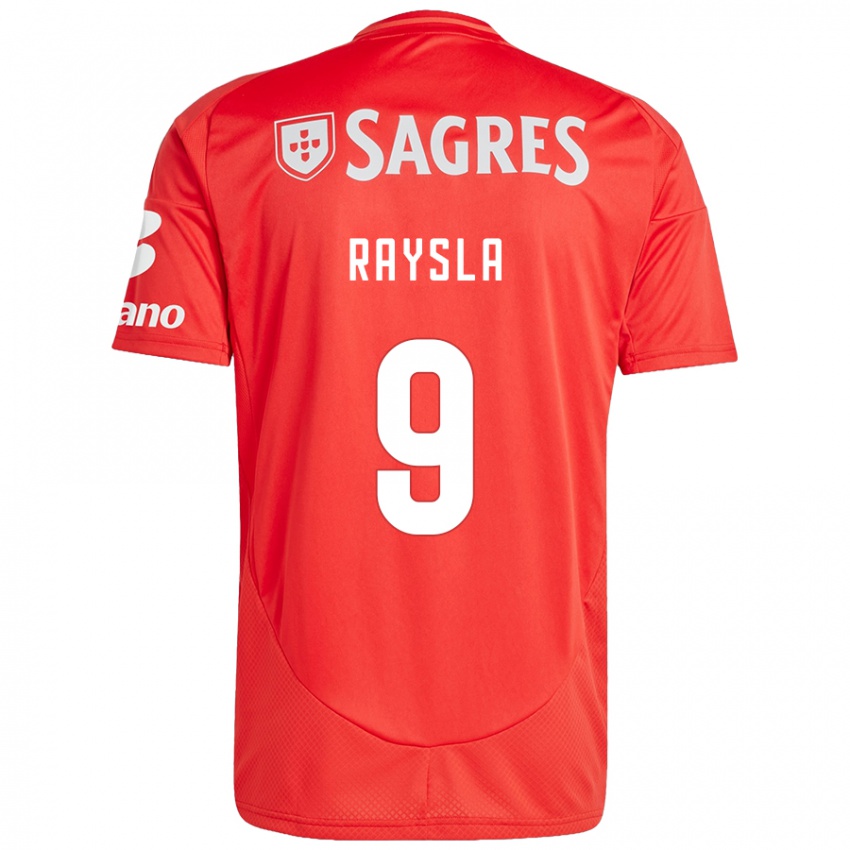 Criança Camisola Nycole Raysla #9 Vermelho Branco Principal 2024/25 Camisa Brasil