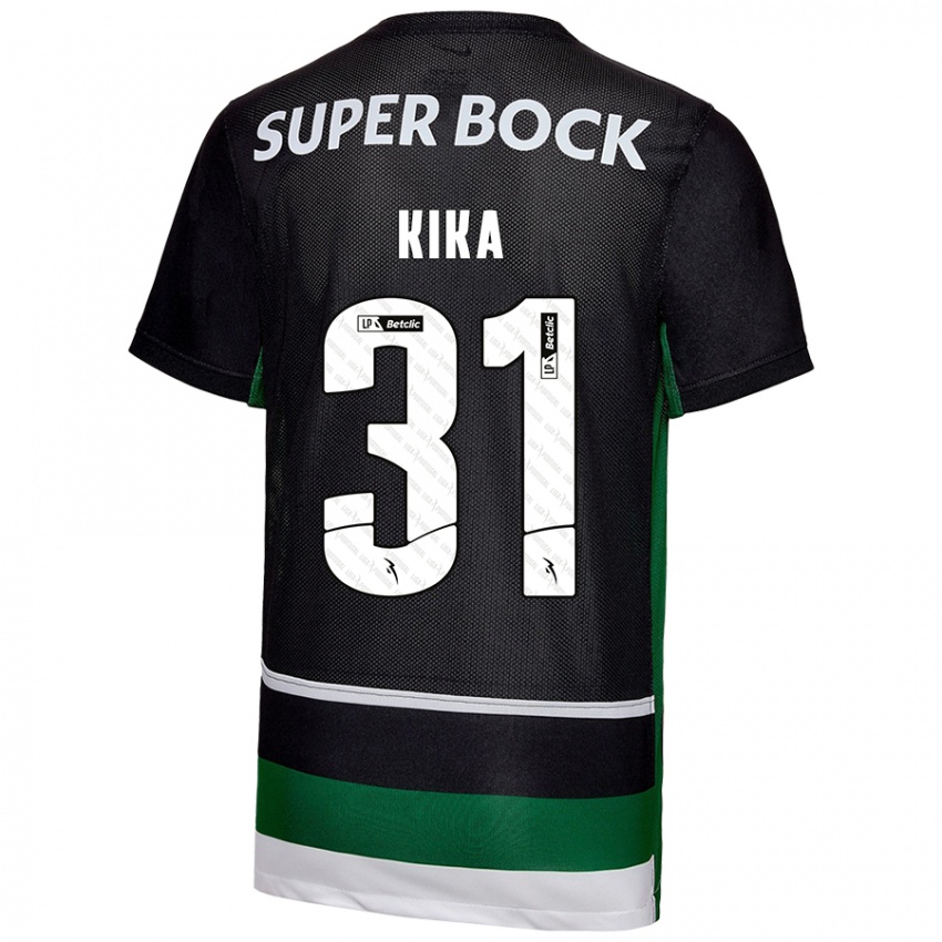 Criança Camisola Kika #31 Preto Branco Verde Principal 2024/25 Camisa Brasil