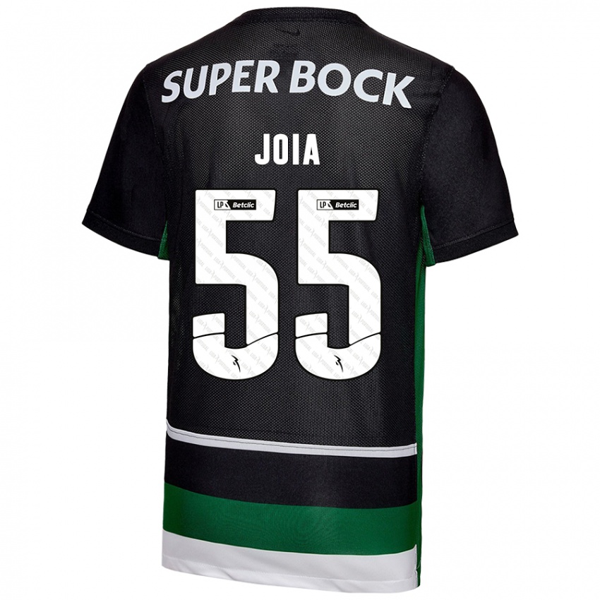 Criança Camisola Carolina Joia #55 Preto Branco Verde Principal 2024/25 Camisa Brasil