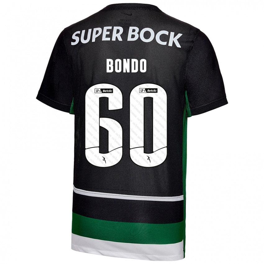 Criança Camisola Pedro Bondo #60 Preto Branco Verde Principal 2024/25 Camisa Brasil