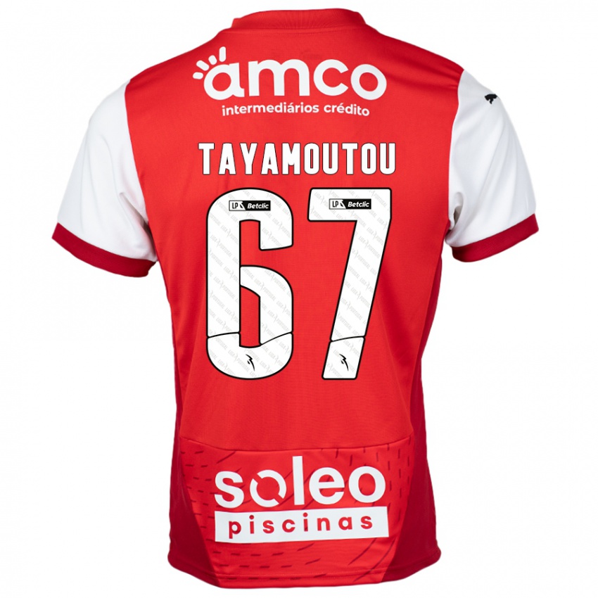 Criança Camisola Enzo Tayamoutou #67 Vermelho Branco Principal 2024/25 Camisa Brasil