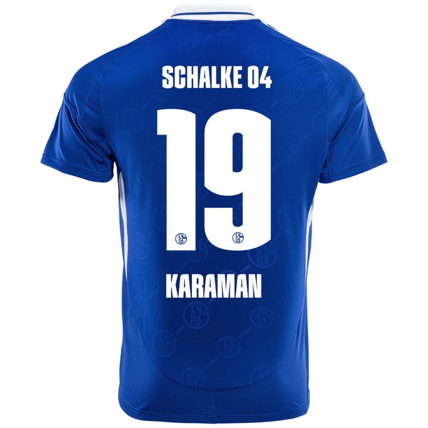 Criança Camisola Kenan Karaman #19 Azul Real Principal 2024/25 Camisa Brasil