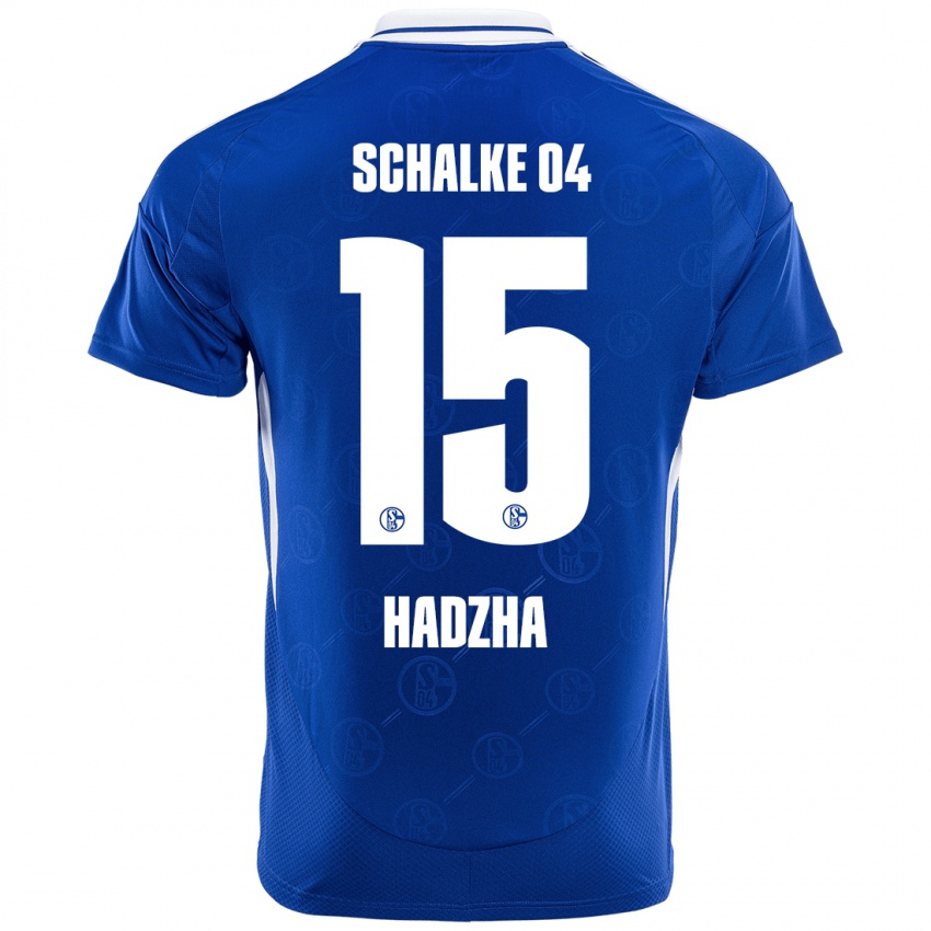 Criança Camisola Nedzhib Hadzha #15 Azul Real Principal 2024/25 Camisa Brasil